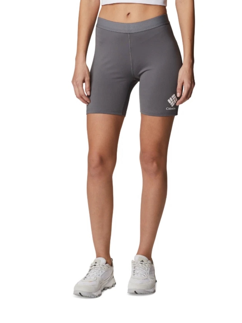 Columbia Women Hike and Bike Moisture Wicking Shorts City Grey XXL